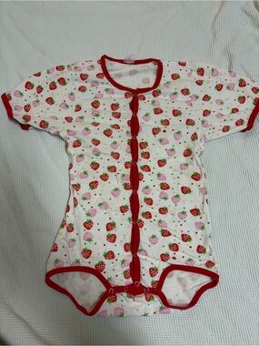 Strawberry adult onesie